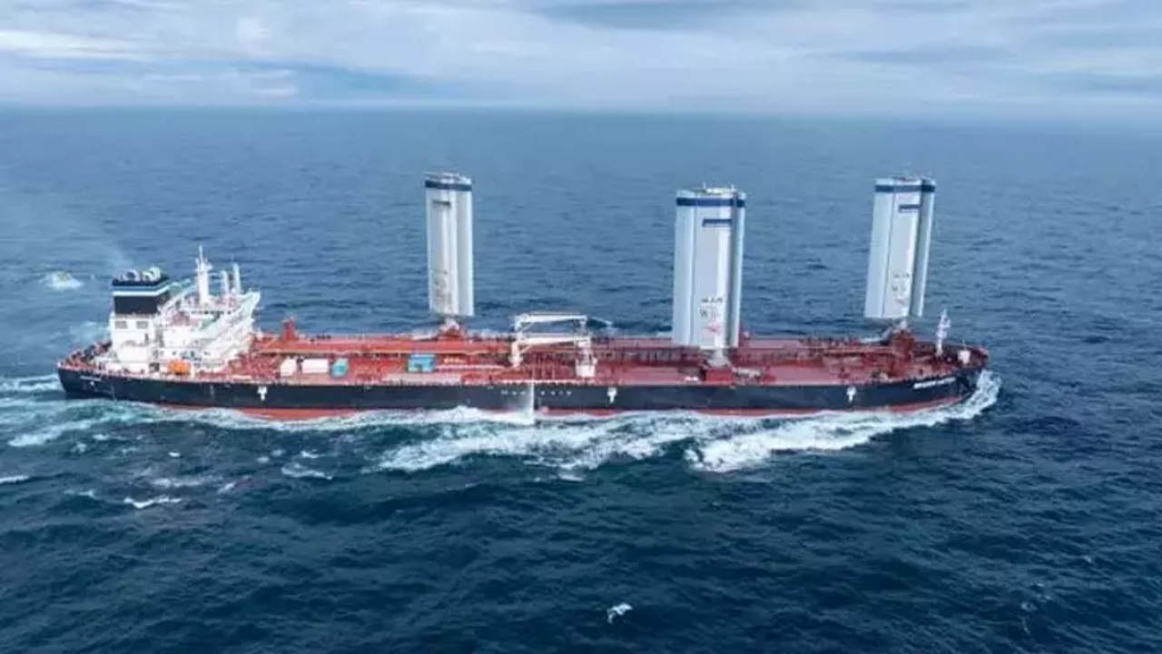 Petrol devine yelken açtılar! 250 metrelik canavar uçan tanker dünyayı şoka soktu