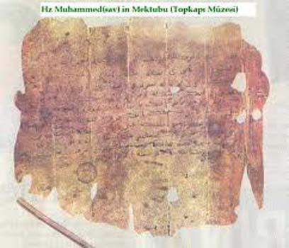 Foto - Peygamberimizin İslam'a davet mektupları