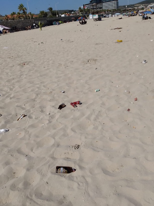 Foto - Pislik ve çöp ‘Çeşme’si! Sosyete atıyor CHP'li belediye izliyor