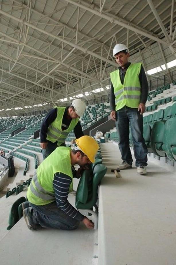 Foto - Pişmaniye görünümlü stadyumda sona gelindi!