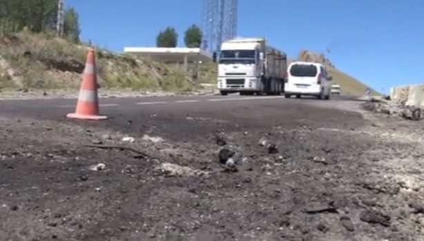 Foto - PKK, bomba yüklü araçla karakola saldırdı