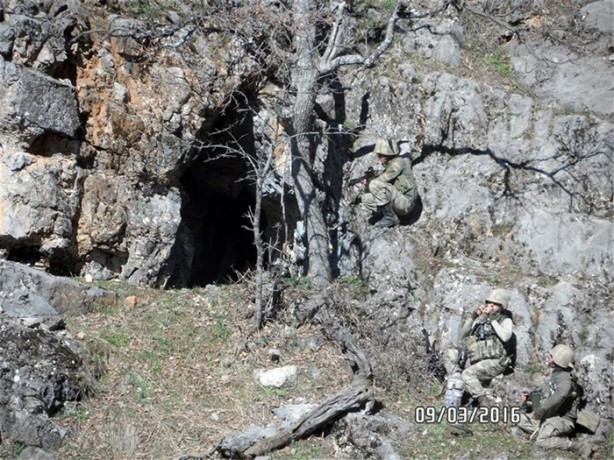 PKK mağarasına nefes kesen operasyon!