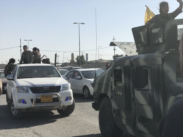 Foto - PKK'lı teröristler Kerkük sokaklarında