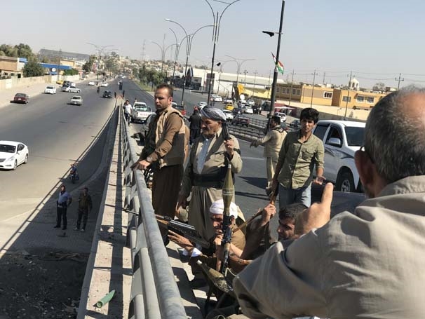 Foto - PKK'lı teröristler Kerkük sokaklarında