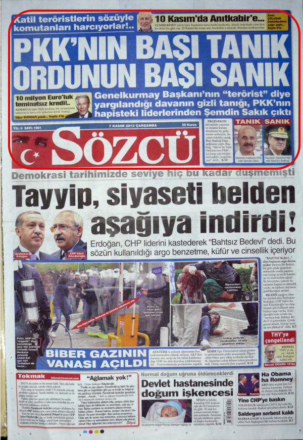 Foto - "PKK'nın başı tanık, ordunun başı sanık" Aslında tam da olması gereken buydu