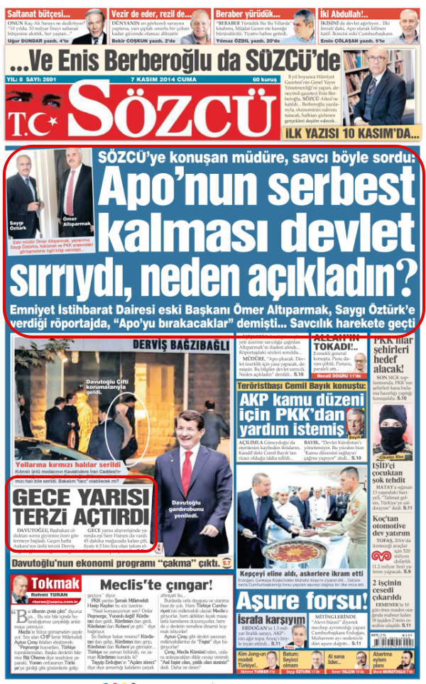 Foto - "PKK'nın başı tanık, ordunun başı sanık" Aslında tam da olması gereken buydu