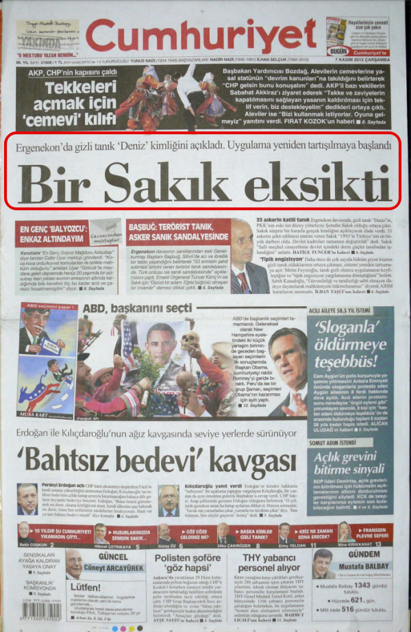 Foto - "PKK'nın başı tanık, ordunun başı sanık" Aslında tam da olması gereken buydu