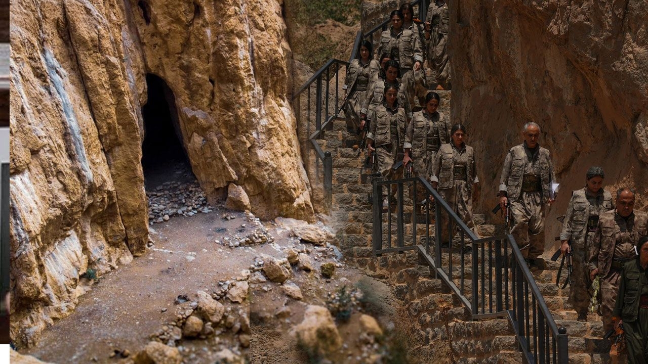 Foto - PKK’nın silah bıraktığı mağarayla ilgili şok gerçek ortaya çıktı! Ünlü şeyh, orada bakın ne yapmış