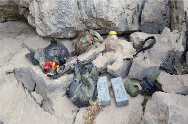  PKK'ya ait cephanelik ele geçirildi