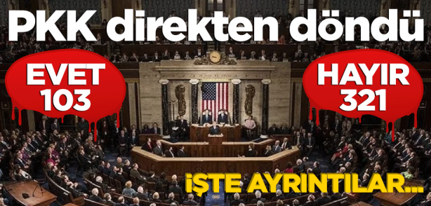 PKK/YPG direkten döndü: Suriye tasarısı 103'e karşı 321 oyla reddedildi