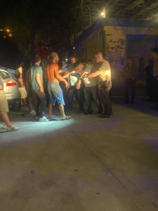 Plaj tesisinde silahlı kavga