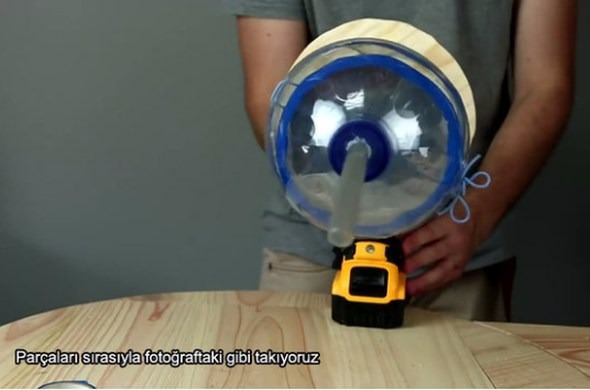 Foto - Plastik şişeden bakın ne yaptı!
