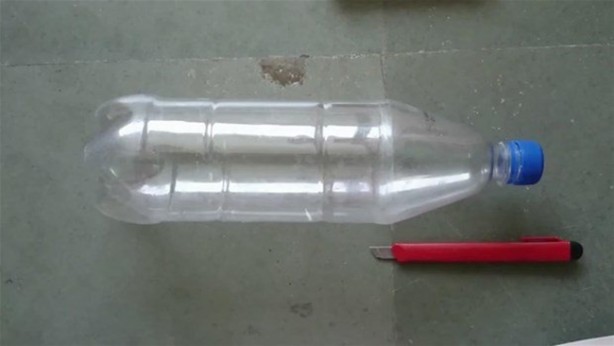 Plastik şişeden öyle bir şey yaptı ki!