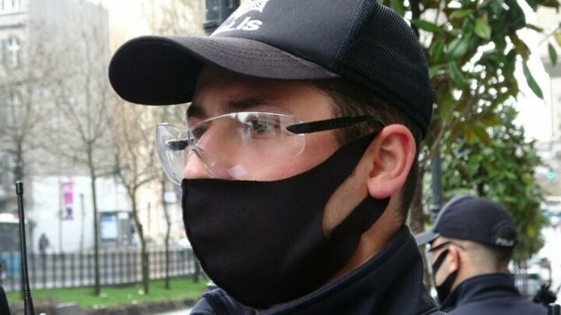 Foto - Polisin koronavirüse karşı aldığı yeni önlemler dikkat çekti