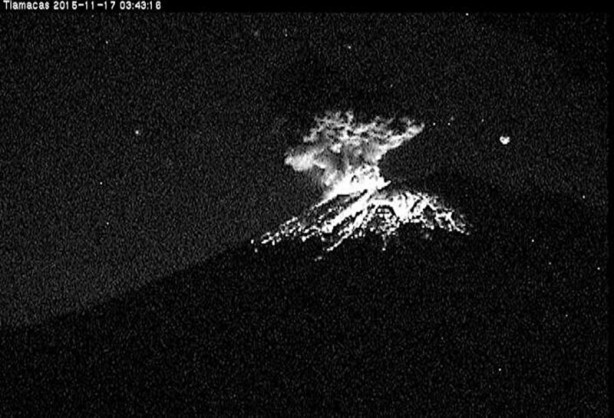 Foto - Popocatepetl Yanardağı’nda küller bin 100 metre yüksekliğe kadar ulaştı!