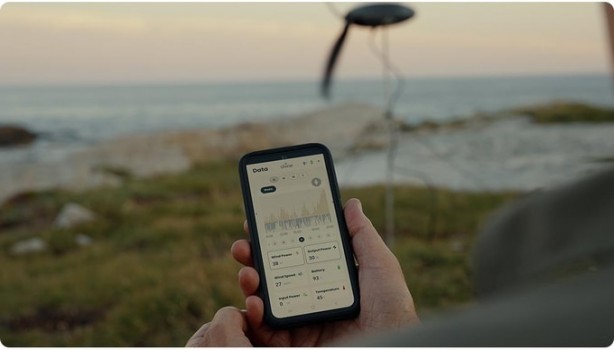 Foto - Portatif katlanabilir rüzgar gülü dikkat çekti! Hızlı şarjı destekliyor