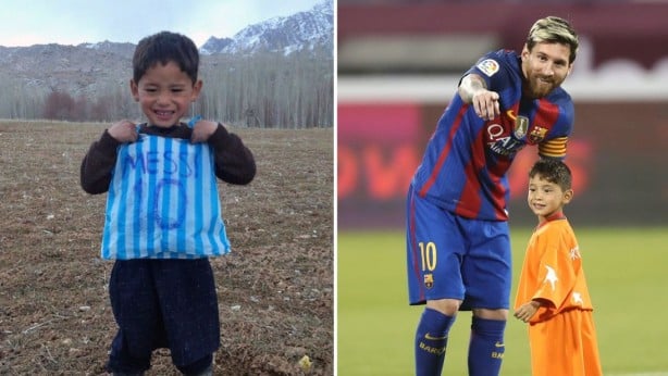 Poşetten Messi forması giyen Afganistanlı Murtaza'nın hikayesi