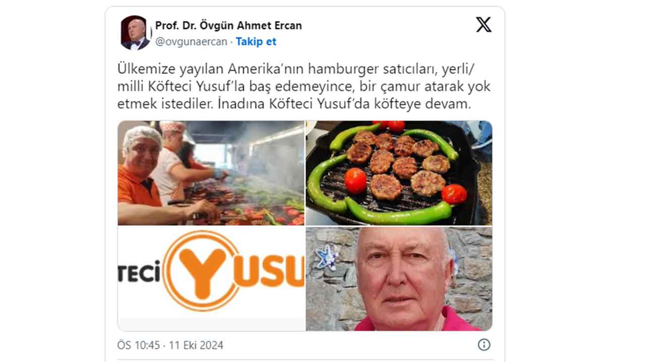 Foto - Prof. Dr. Ahmet Ercan, Köfteci Yusuf'a kimin operasyon çektiğini açıkladı! Duyan şok olacak