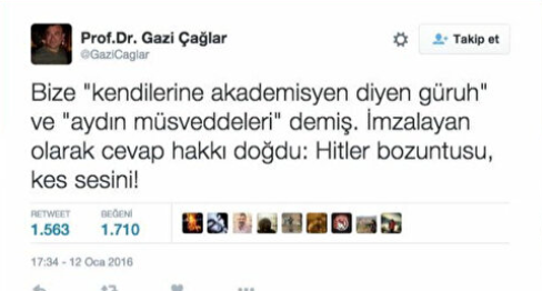 Foto - Profesör değil provokatör ‘Hamas’a karşı sokağa çıkın’