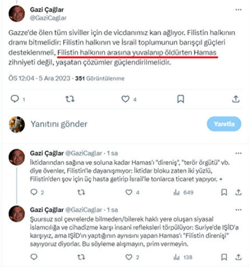 Foto - Profesör değil provokatör ‘Hamas’a karşı sokağa çıkın’