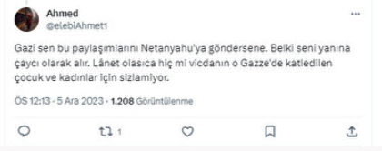 Foto - Profesör değil provokatör ‘Hamas’a karşı sokağa çıkın’