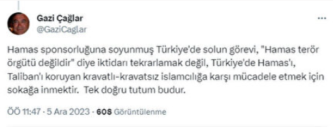 Foto - Profesör değil provokatör ‘Hamas’a karşı sokağa çıkın’