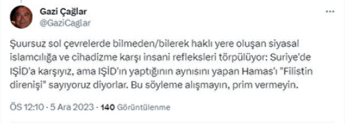 Foto - Profesör değil provokatör ‘Hamas’a karşı sokağa çıkın’