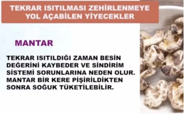 Foto - Profesör tek tek açıkladı! Bu yiyecekler ısıtılınca zehirliyor