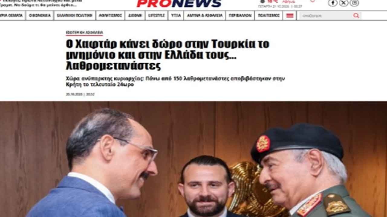 Foto - Pronews, Hafter'in Türkiye'ye karşılık Yunaistan'a hediye olarak ne verdiğini açıkladı: 150'si giriş yaptı