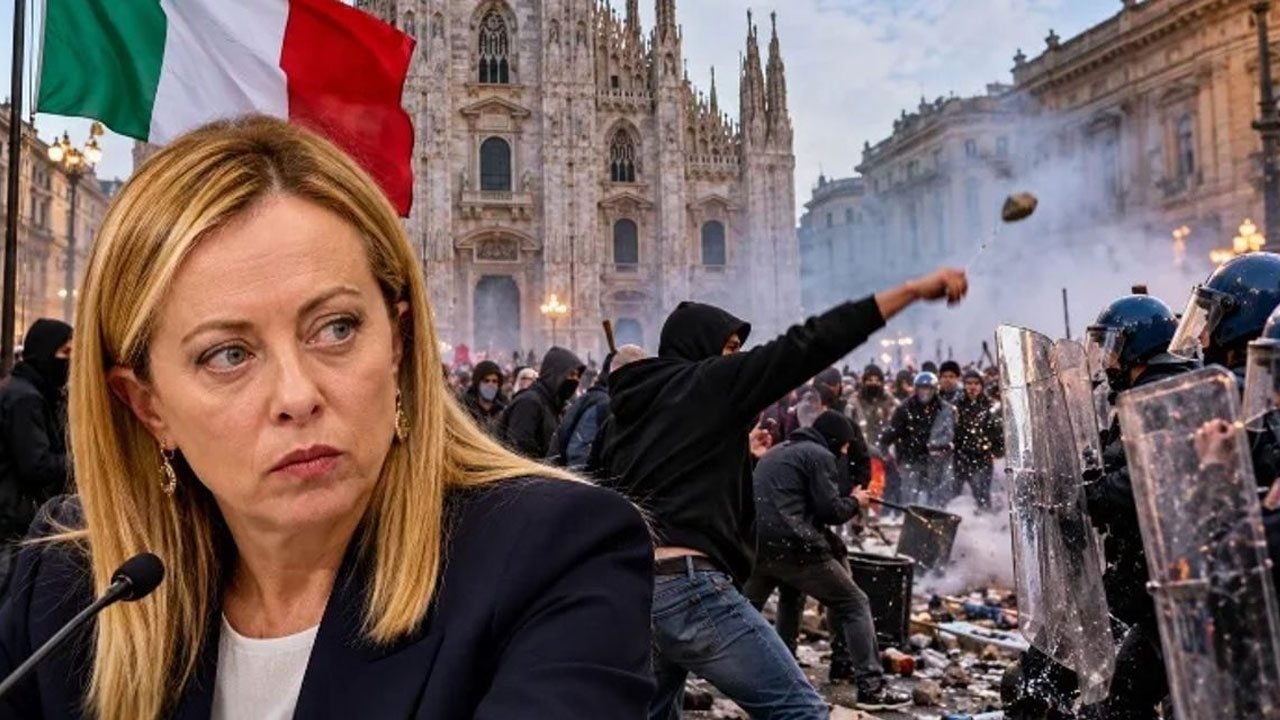 Foto - Protestoculara 5 yıl hapis, 20 bin avro ceza geliyor: Meloni’den Milano olaylarına neşter!