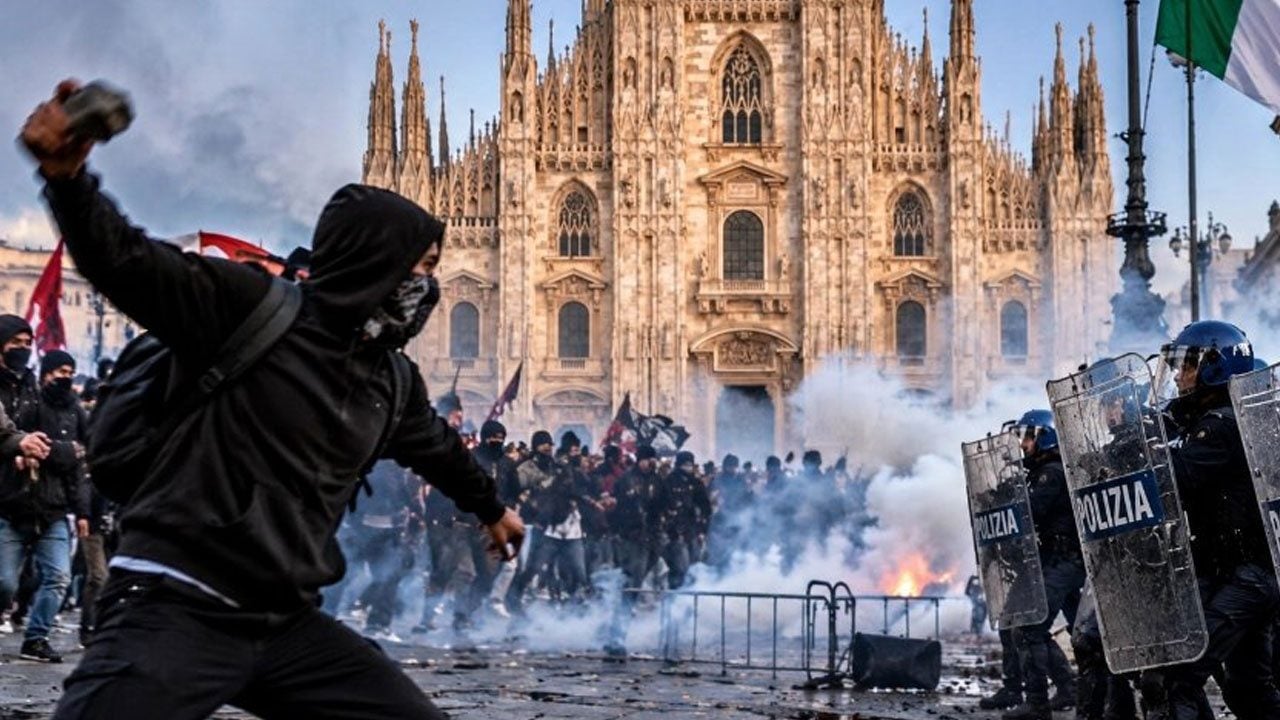 Foto - Protestoculara 5 yıl hapis, 20 bin avro ceza geliyor: Meloni’den Milano olaylarına neşter!