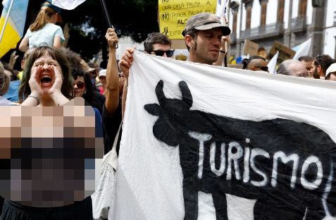 Foto - Protestolar dünyaya yayılıyor! Kimse turist istemiyor! Peki sebep ne?