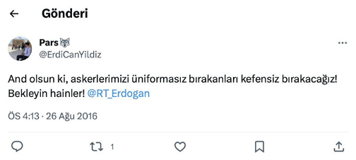 Foto - Provokatif bildiri yayınlayan 'Müdafaa Hareketi' adlı sosyal medya hesabına soruşturma