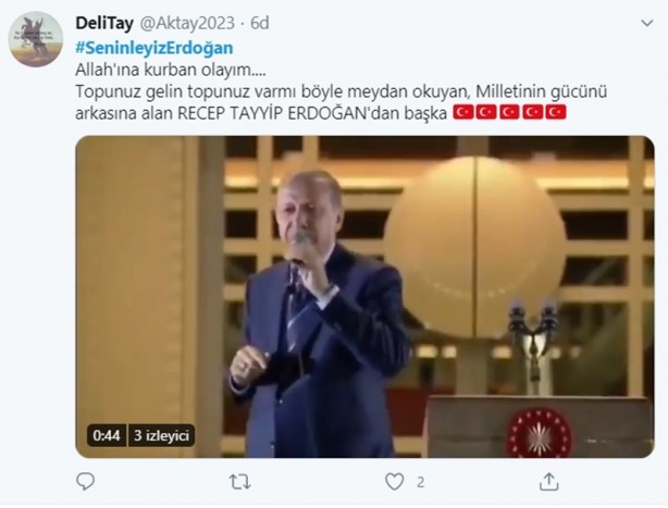 Foto - Provokatif eylem sonrası millet liderini yalnız bırakmadı! Seninleyiz Erdoğan