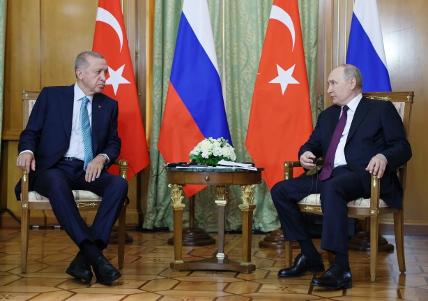 Foto - Putin Erdoğan'ı kapıda karşıladı! İki lider arasında gülümseten diyalog