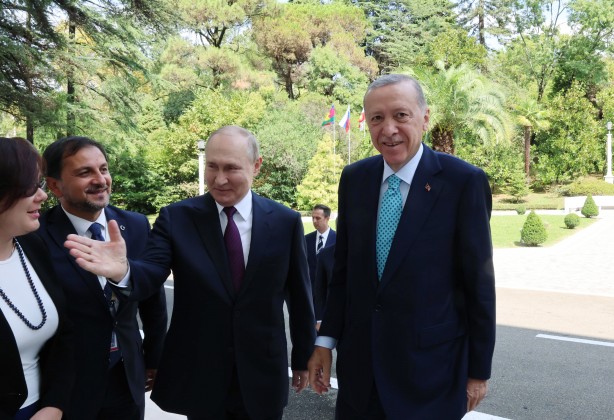 Foto - Putin Erdoğan'ı kapıda karşıladı! İki lider arasında gülümseten diyalog