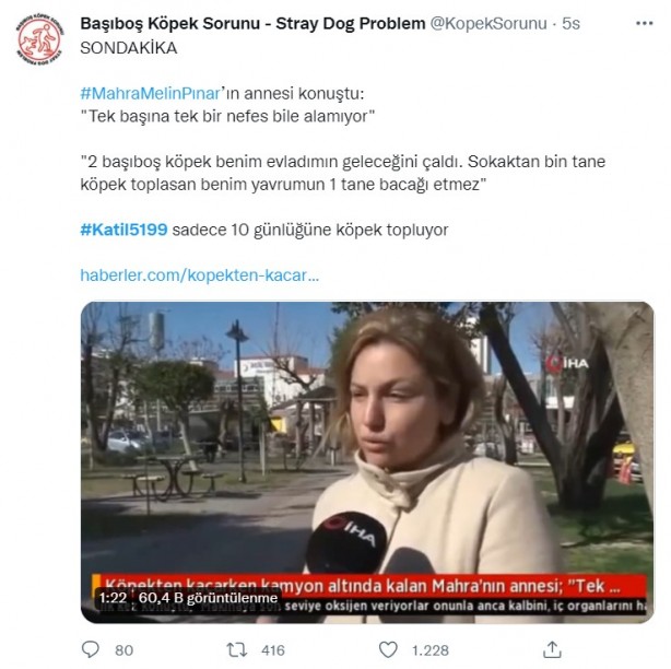 Foto - Rabia Kallı hayatını kaybetti, minik Mahra yoğun bakımda! 'Başıboş köpek terörü'ne tepkiler çığ gibi büyüyor!