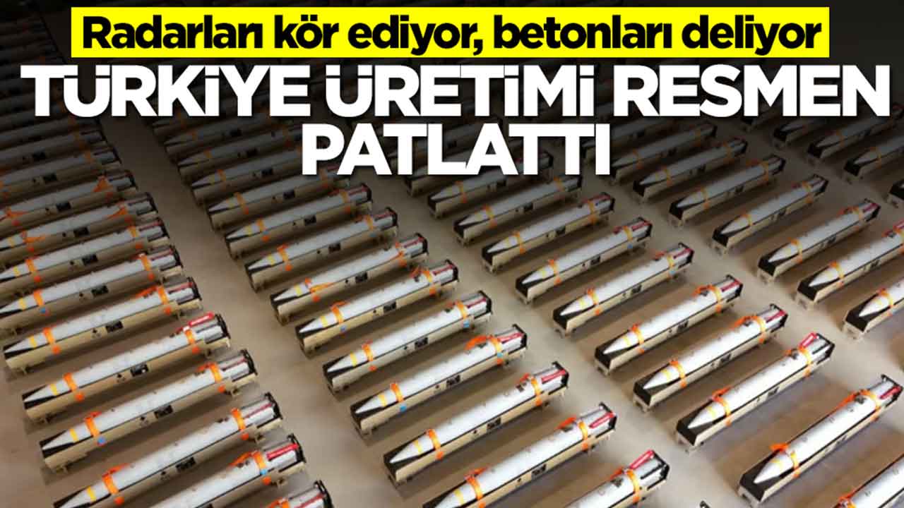 Radarları kör ediyor, betonları deliyor: Türkiye üretimi resmen patlattı