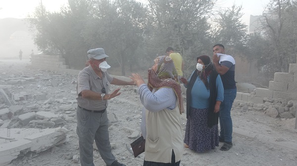 Foto - Rahat nefes aldılar! O bina yerle bir oldu