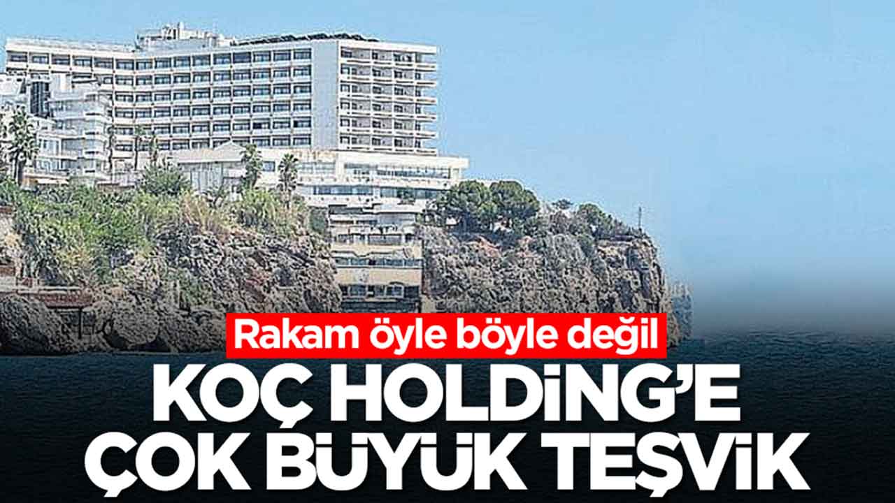 Rakam öyle böyle değil: Hükümete parmak sallaya sallaya cebini dolduran Koç Holding'e büyük teşvik