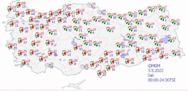 Foto - Ramazan Bayramı'nda havalar nasıl olacak? Meteoroloji'den 75 ile kritik uyarı