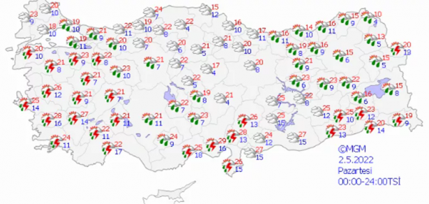 Foto - Ramazan Bayramı'nda havalar nasıl olacak? Meteoroloji'den 75 ile kritik uyarı