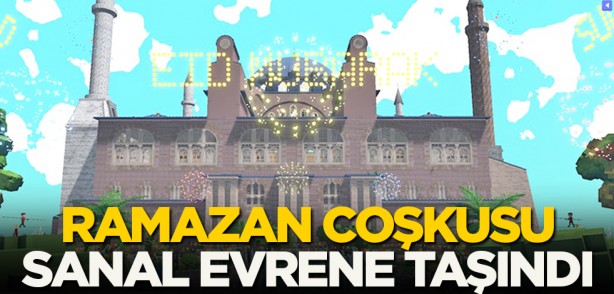 Ramazan coşkusunu sanal evrene taşındı