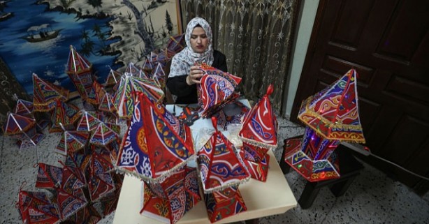 Foto - Ramazan fenerleri Gazze'de geçim kaynağı