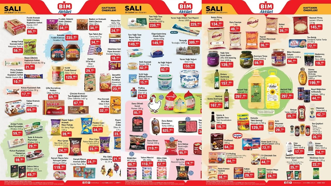 Foto - Ramazan indirimleri gelmeye başladı;! BİM 25 Şubat fırsatları açıklandı