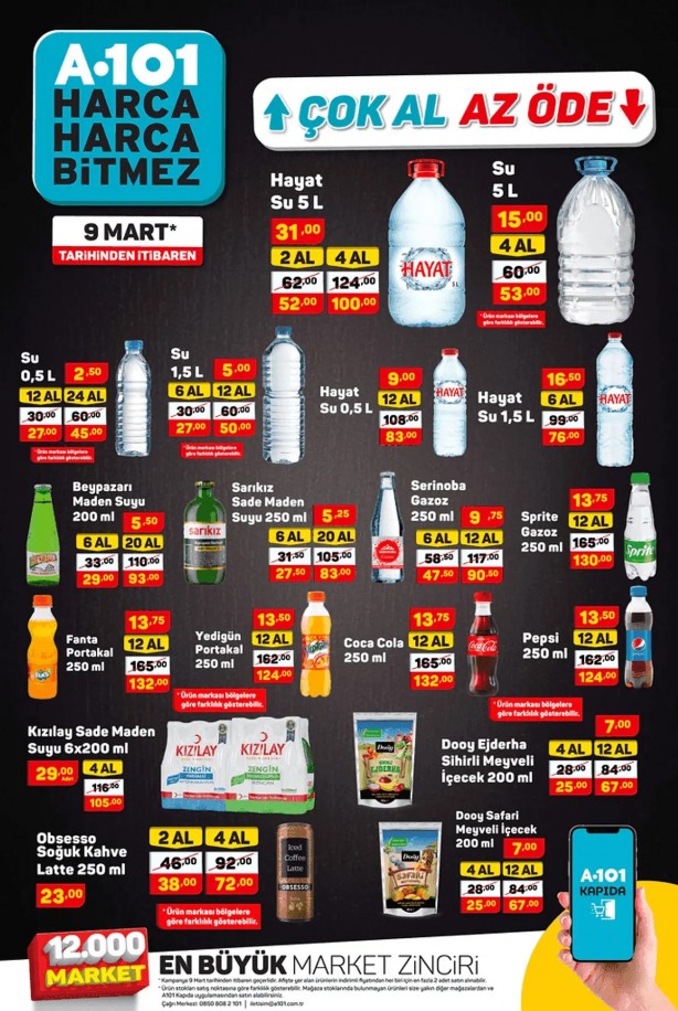 Foto - Ramazan öncesi A101 tüm gemileri yaktı, sıvı yağdan una indirim başladı: Yetişen ucuza alacak