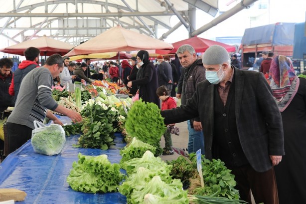 Foto - Ramazan öncesi çarşı ve pazarlarda yoğunluk