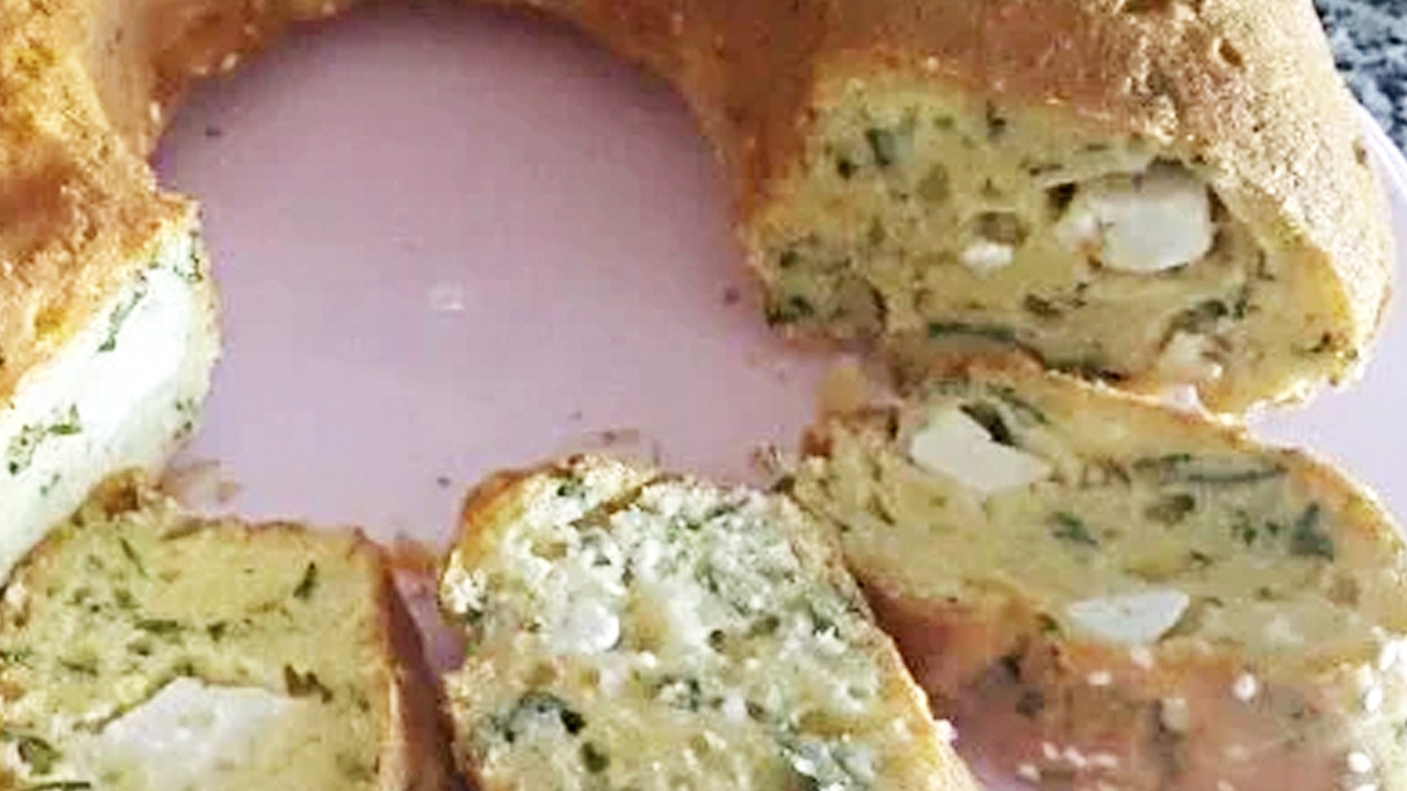 Foto - Ramazan sofralarınıza lezzet katacak! Kek: Peynirli maydanozlu kek tarifi