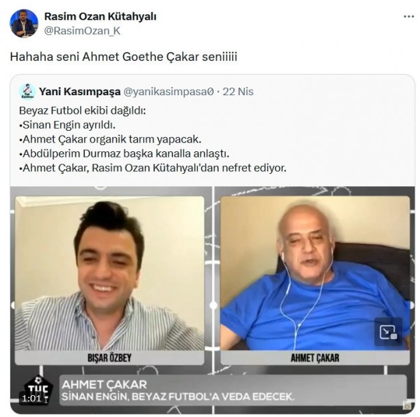Foto - Rasim Ozan’dan, Ahmet Çakar’la ilgili iğrenç paylaşım! Bu edepsizliğe bir "dur" diyecek yok mu?