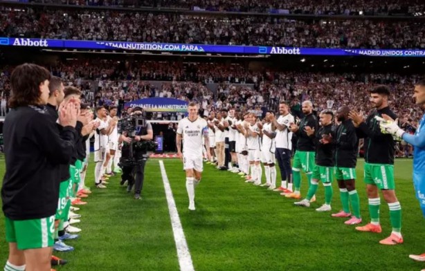 Foto - Real Madrid ve Real Betis arasındaki karşılaşmada duygusal anlar